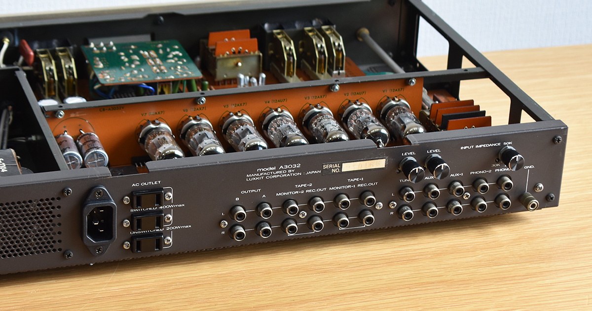 Aurex (Toshiba) A3032 プリアンプ A3032三極管プリアンプ