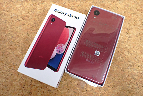 新品 未使用】SIMフリー au Galaxy A23 5G SCG18 レッド 赤 サムスン