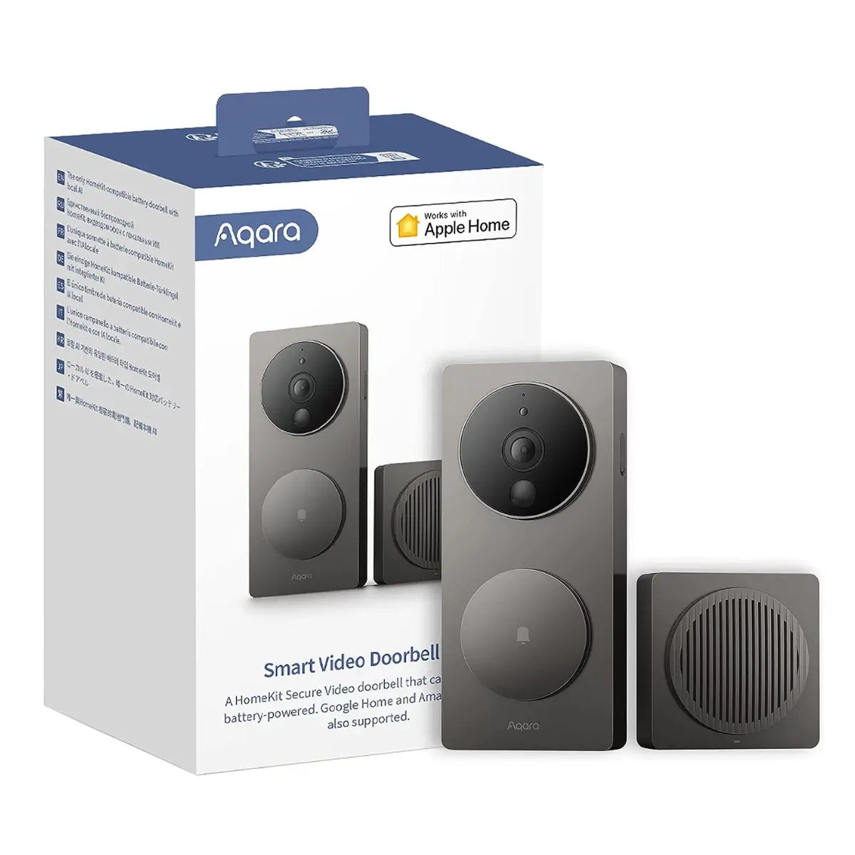Aqara Video Doorbell G4 | HomeKit Secure Video & AI Face