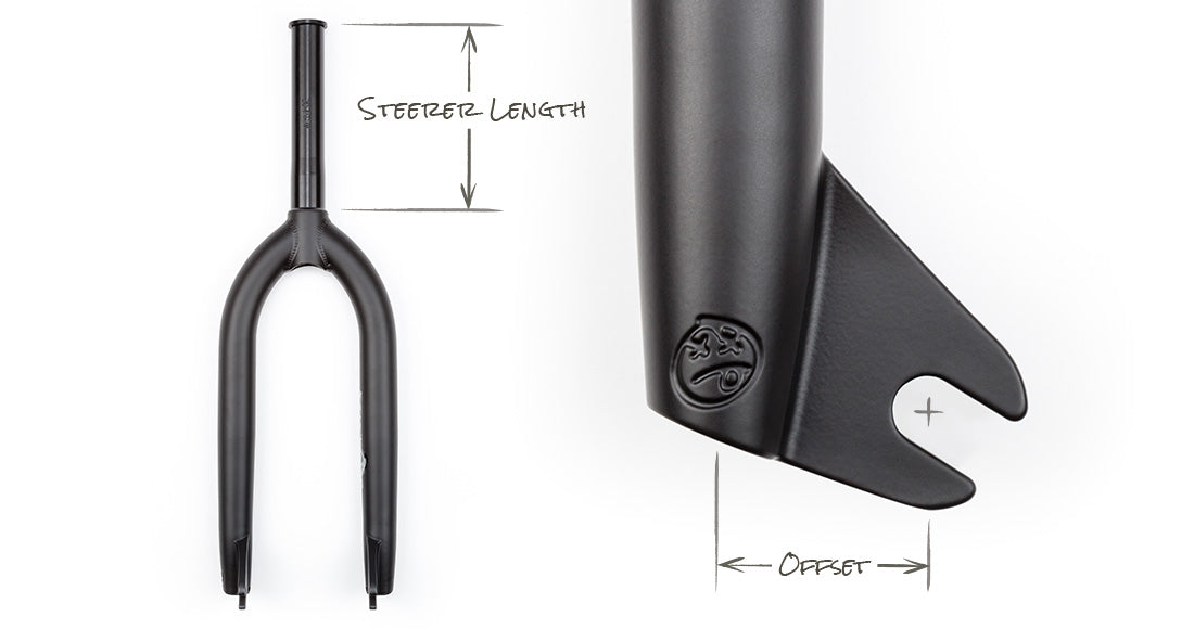 BSD ACID FORK V2 - Super tough heat treated 4130 Chromoly BMX