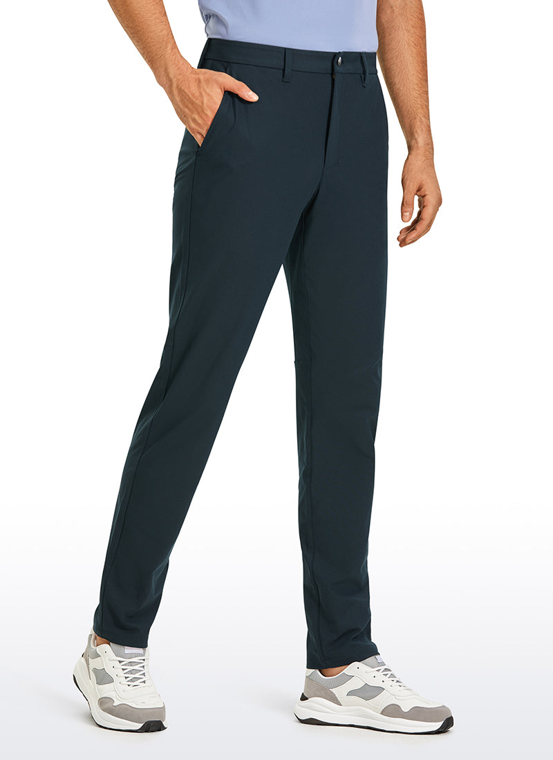 CRZ YOGA Mens Work Classic Fit All-Day Comfort Golf Pants Pockets