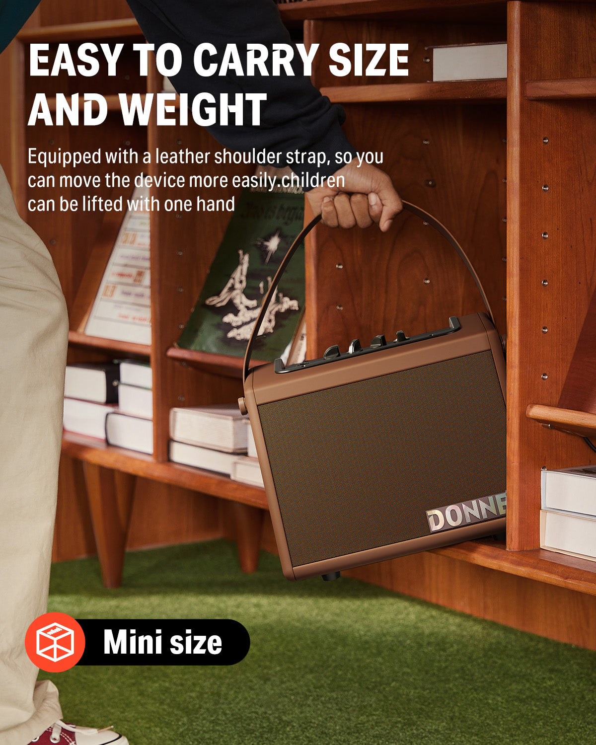 DDA-20 Mini Drum AMP 20W Wireless Portable Keyboard Speaker Donner