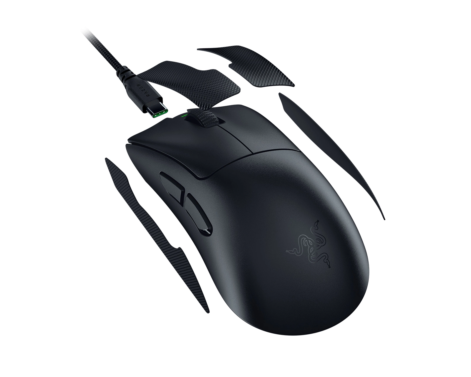 Razer DeathAdder V4 Pro Wireless Gaming Mouse - Black - us