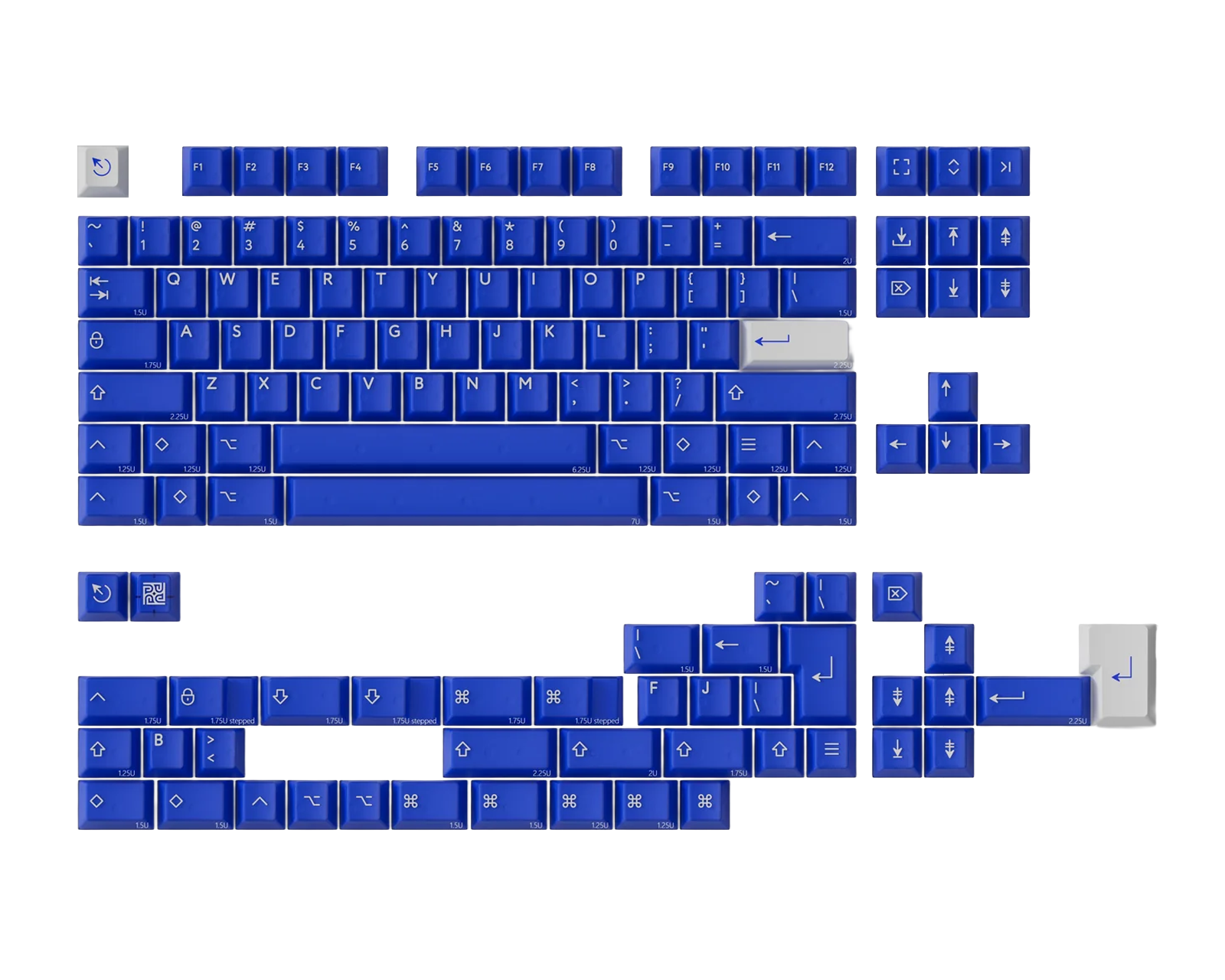 KBDfans PBTfans Klein Blue R3 - Base Kit - us.MaxGaming.com