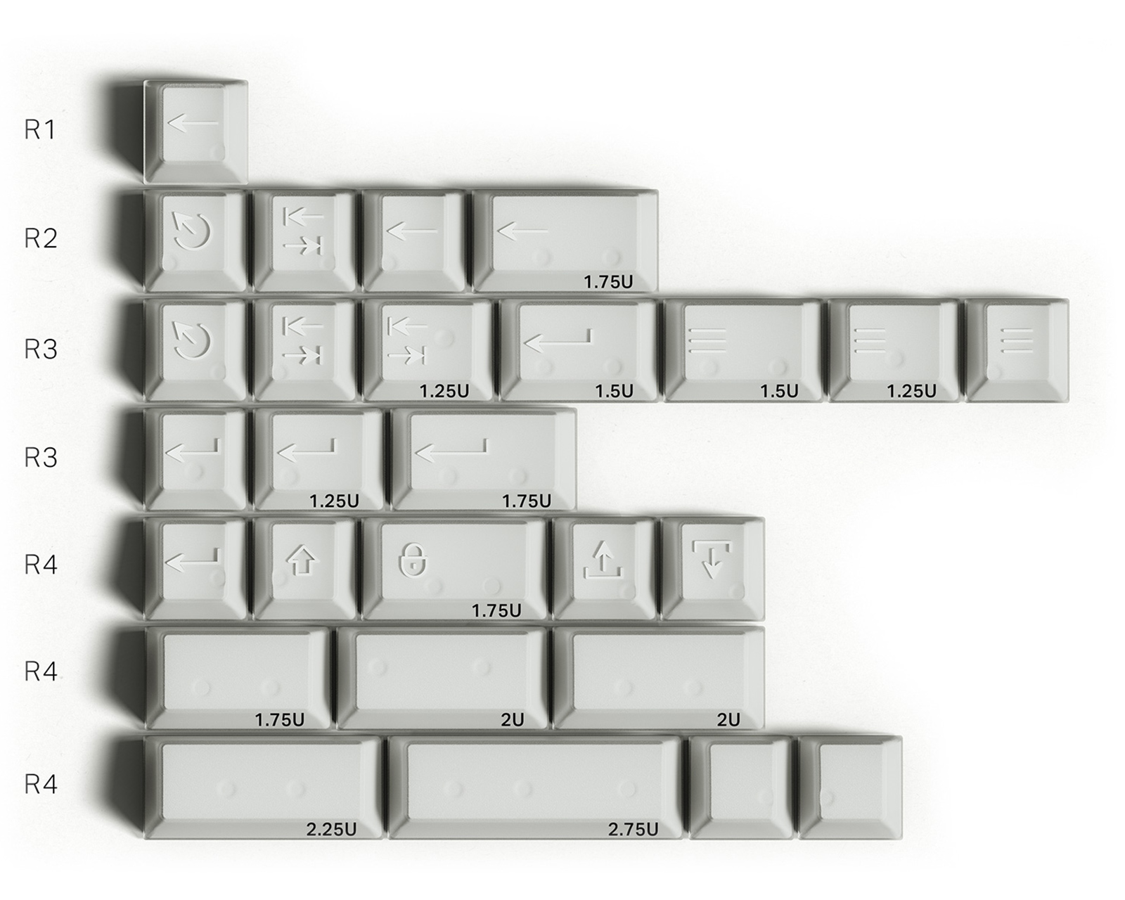 KBDfans PBTfans X-Ray - 40s Kit - us.MaxGaming.com