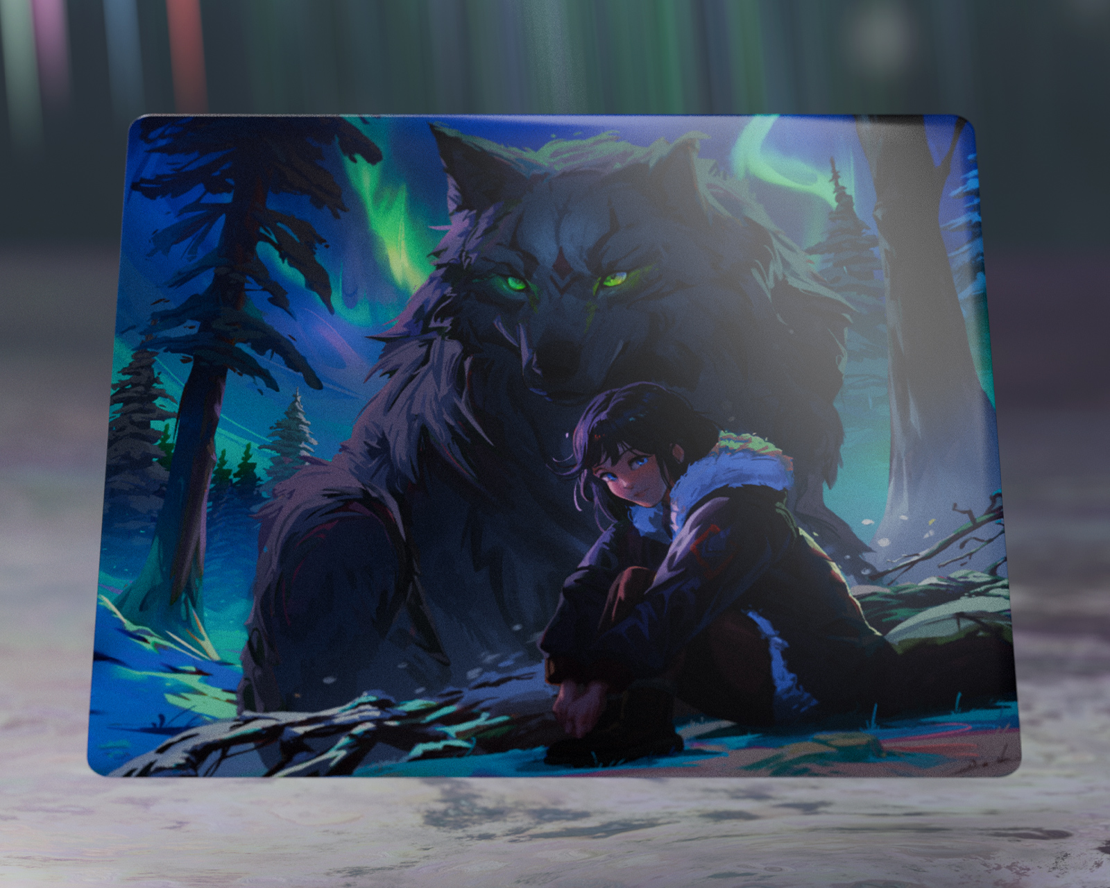 Tekkusai The Guardian Glass Mousepad - Limited Edition - us