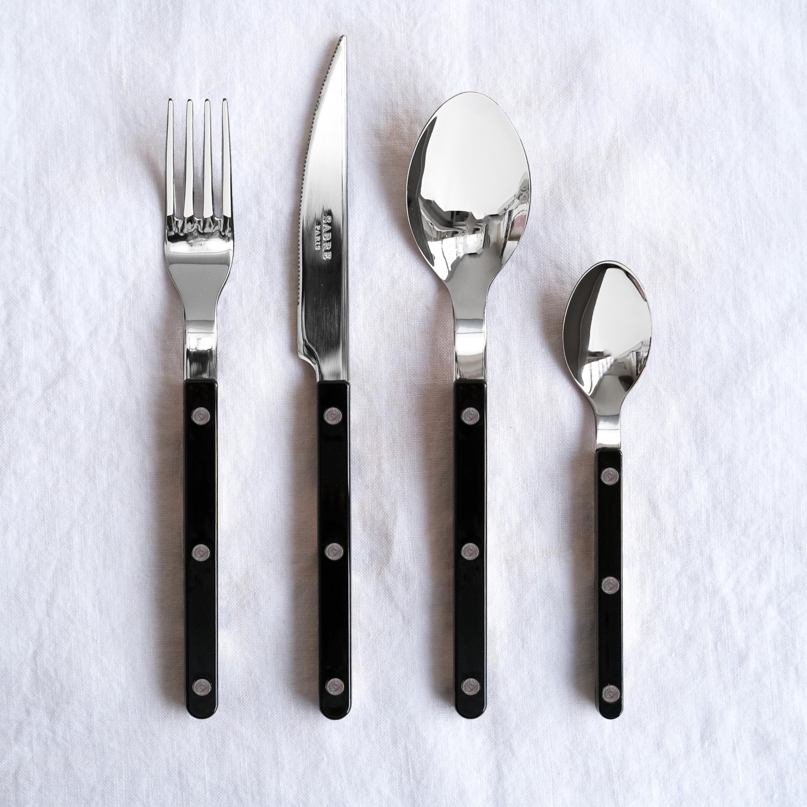 Bistrot Solid, Black - 4 pieces cutlery set - Sabre US