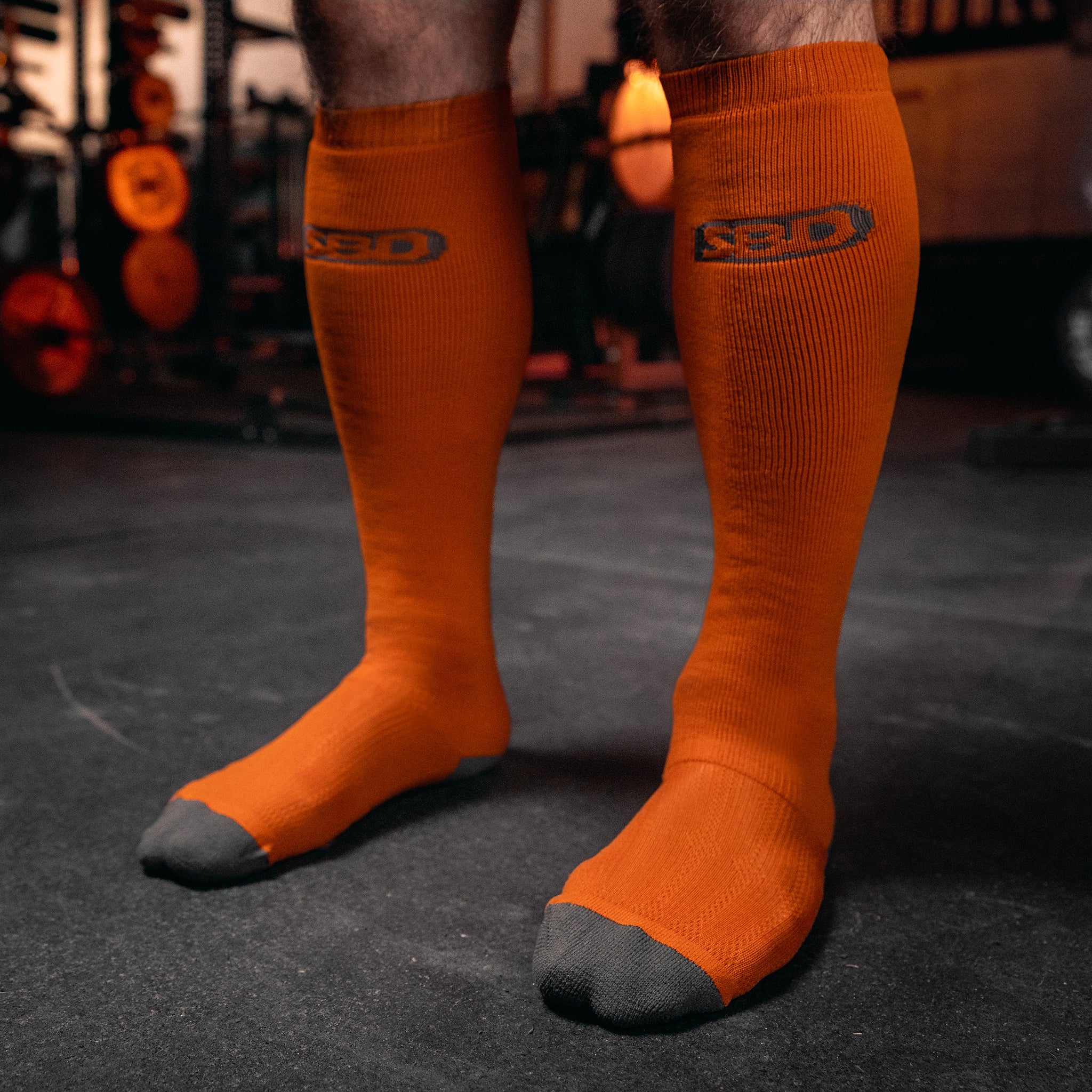 Forge Orange Deadlift Socks – SBD Apparel USA
