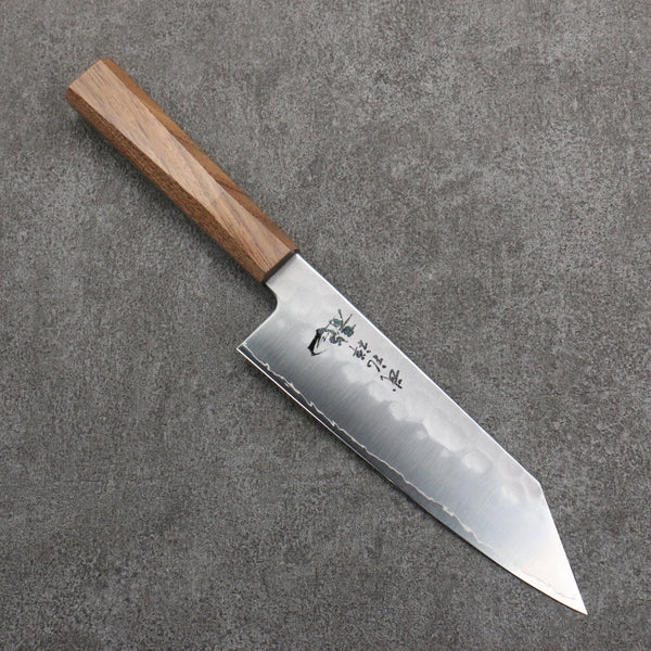 Ryusen Blazen Ryu Wa SG2 Hammered Kiritsuke Santoku 170mm Walnut Handl