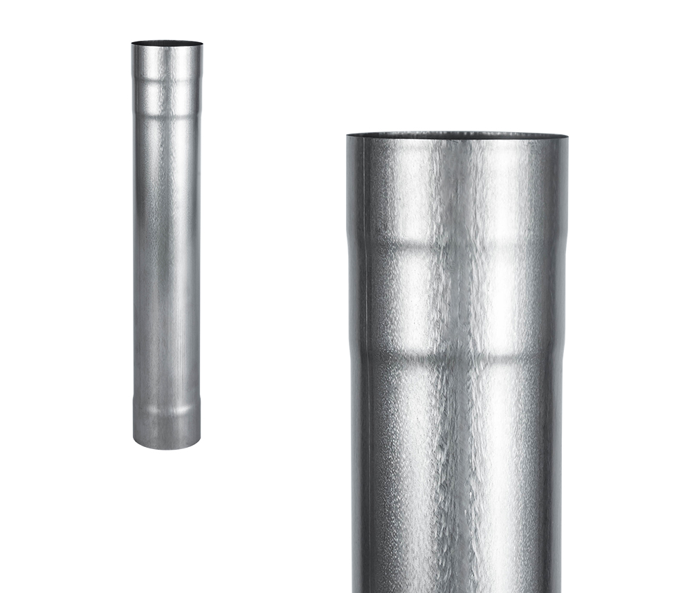 2.36in / 6cmチタン煙突セット | 円筒形煙突 | 取り外し可能な組み立て