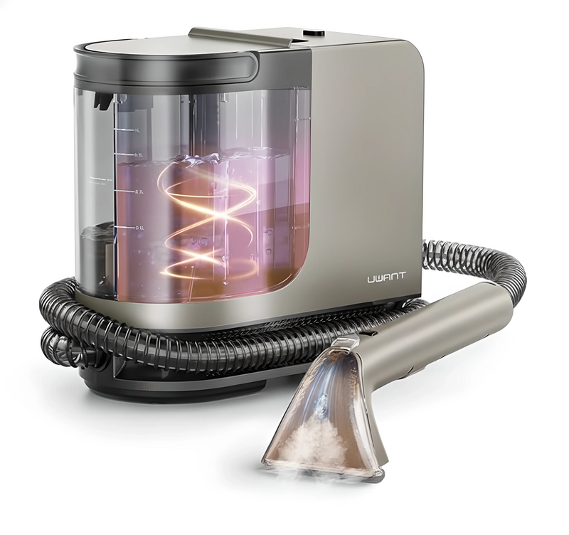 カーペットクリーナー 100℃高温スチーム 除菌消臭 UWANT B400 18000Pa