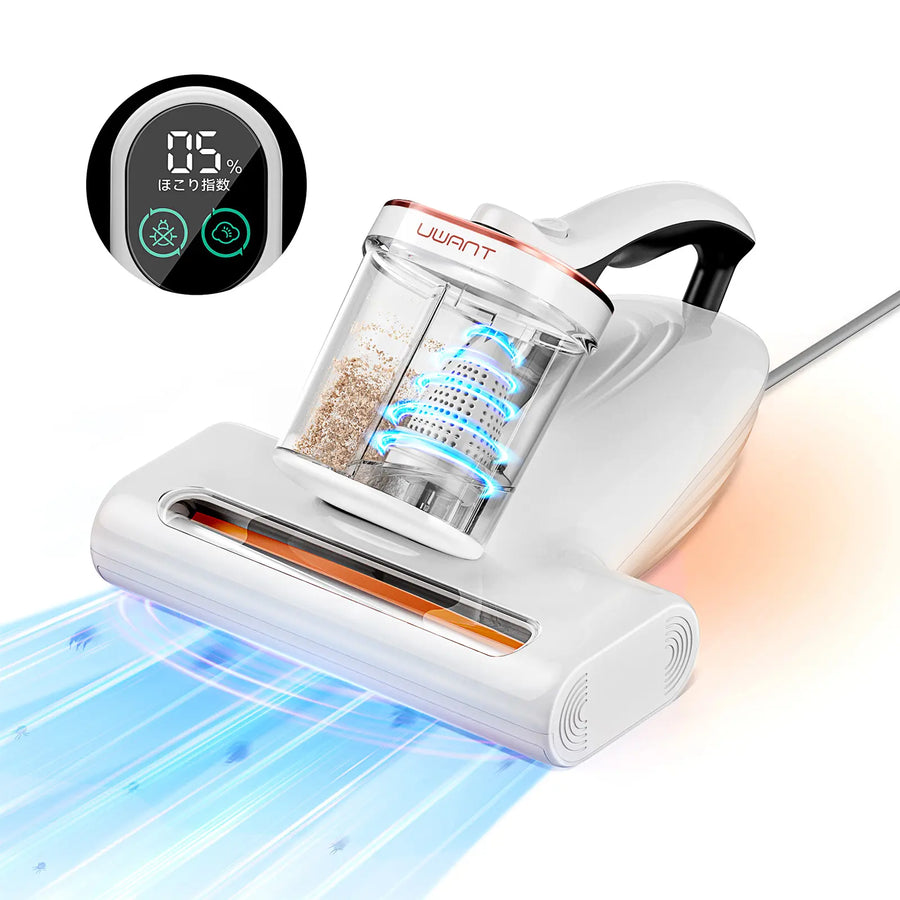UWANT M100 UV布団クリーナー｜16KPa超強吸引 65℃温風除湿 超音波除
