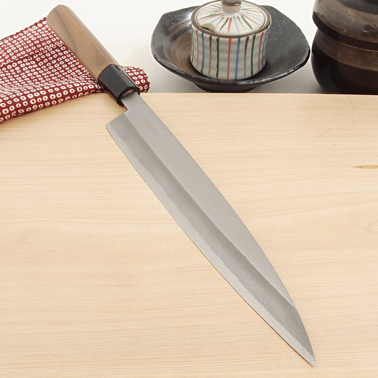 刺身包丁 柳刃包丁 片刃 磨き仕上げ 通販 / 土佐刃物 販売 土佐打刃物屋