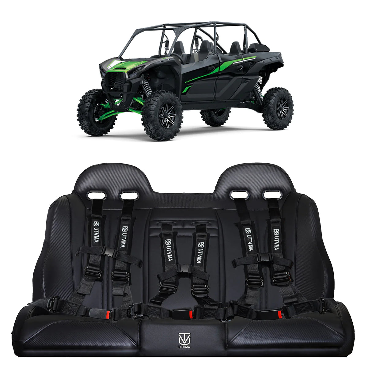 2023+ Kawasaki KRX 4 Rear Bench Seat – UTV Parts Guy