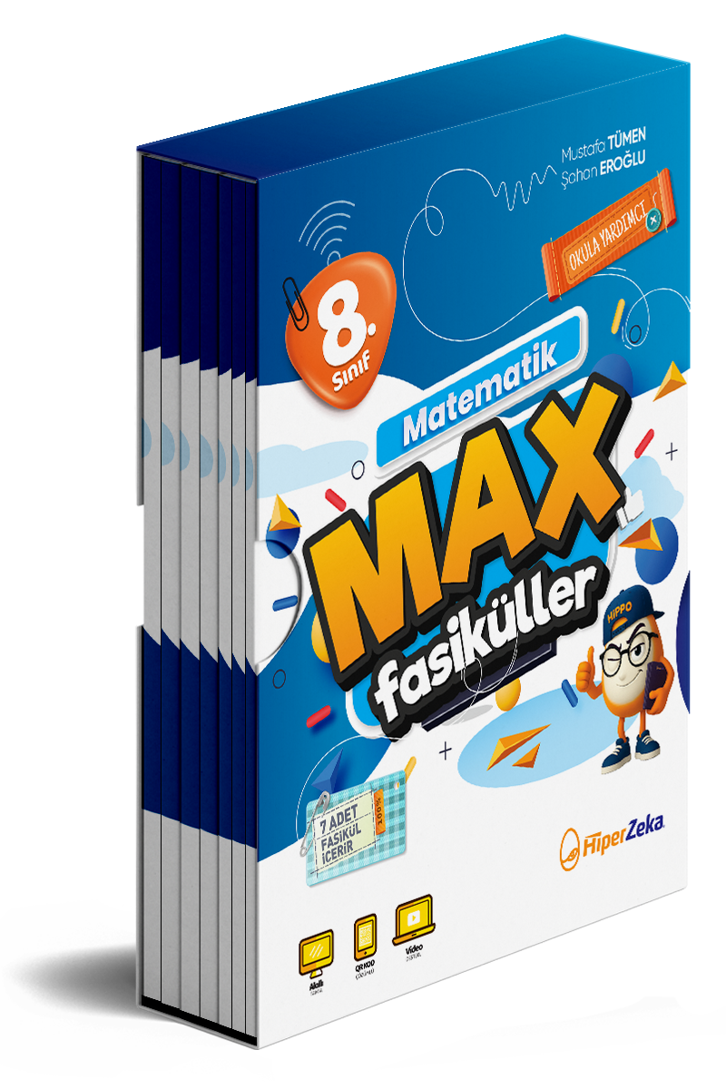 Hiper Zeka 2026 8. Sınıf Matematik MAX Fasiküller | Mustafa TÜMEN