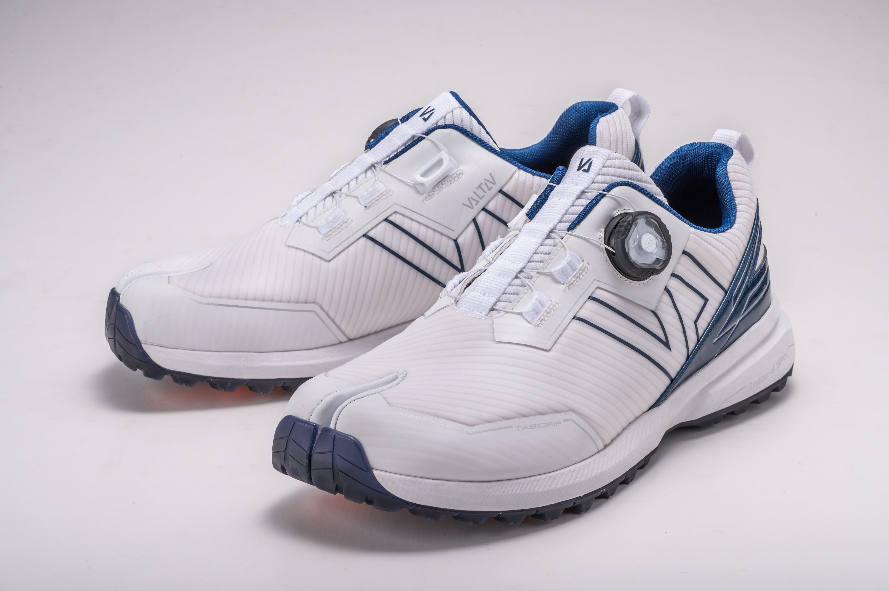 足袋ゴルフシューズ【VG34】ホワイト×ネイビー – 足袋スポーツシューズ