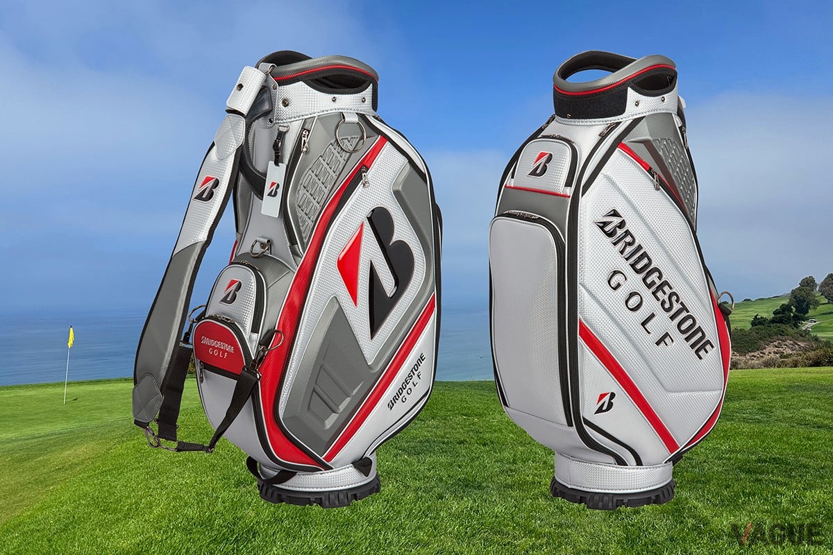 新色シルバーが加わった「ブリヂストンのキャディバッグ」は重厚感ある