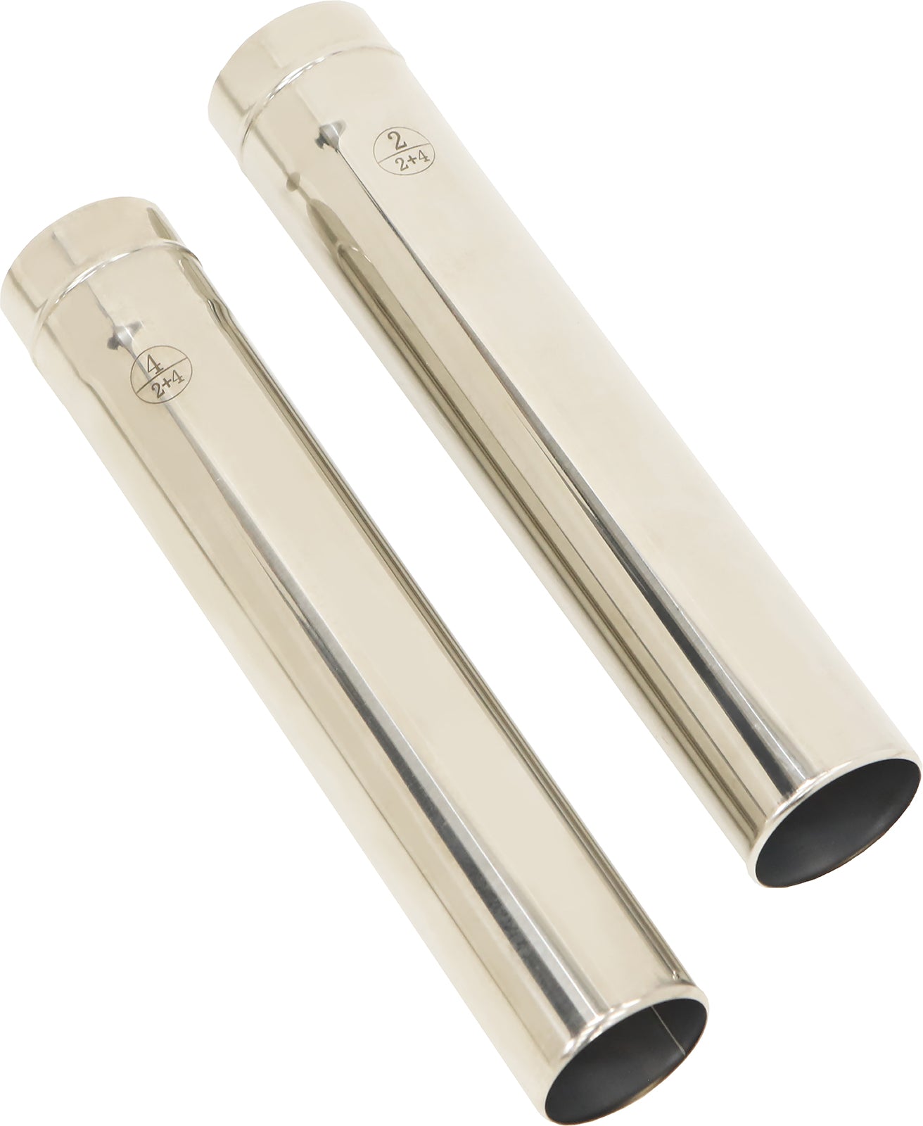 ステンレス薪ストーブ用延長煙突 2本セット | キャンプ用品・ストーブ