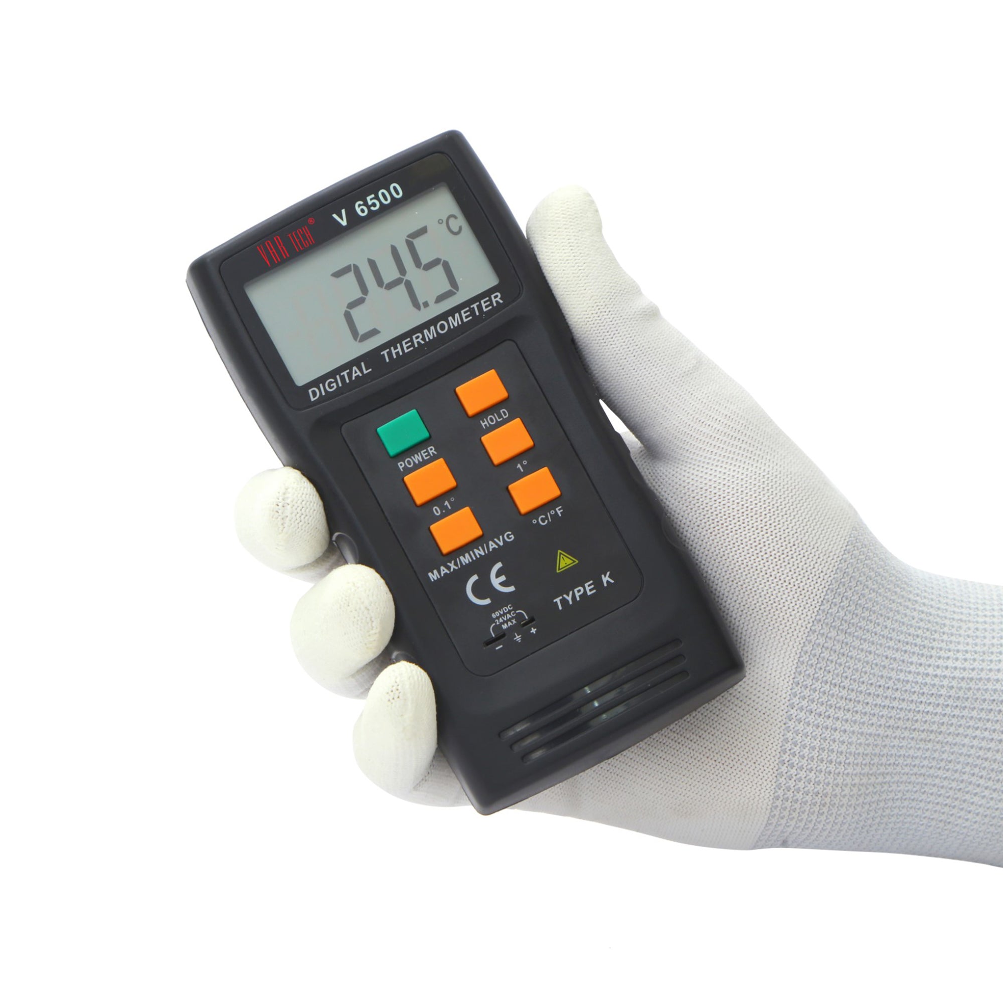 V 6500 Industrial Digital thermometer High precision instrument K