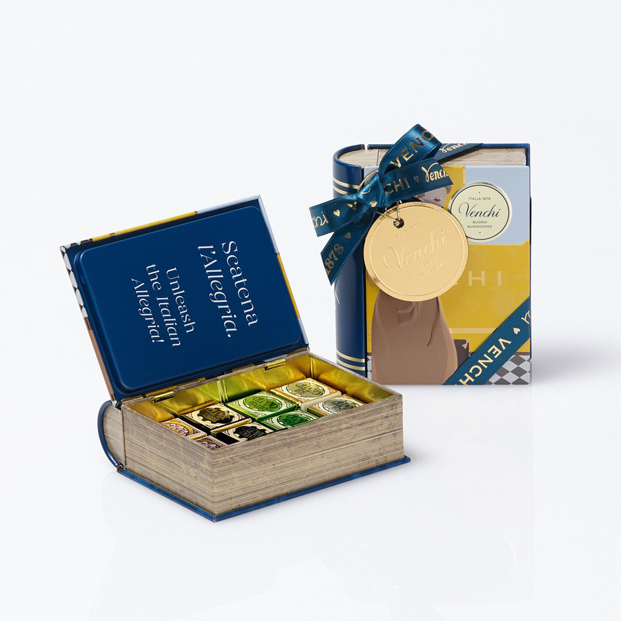 ヴィンテージ ミニブック缶 420536｜ヴェンキ｜Venchi【公式】イタリア