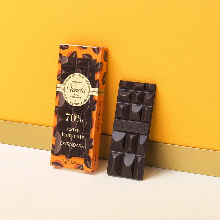 70％ エクストラダークチョコレート ミニバー 116694｜ヴェンキ