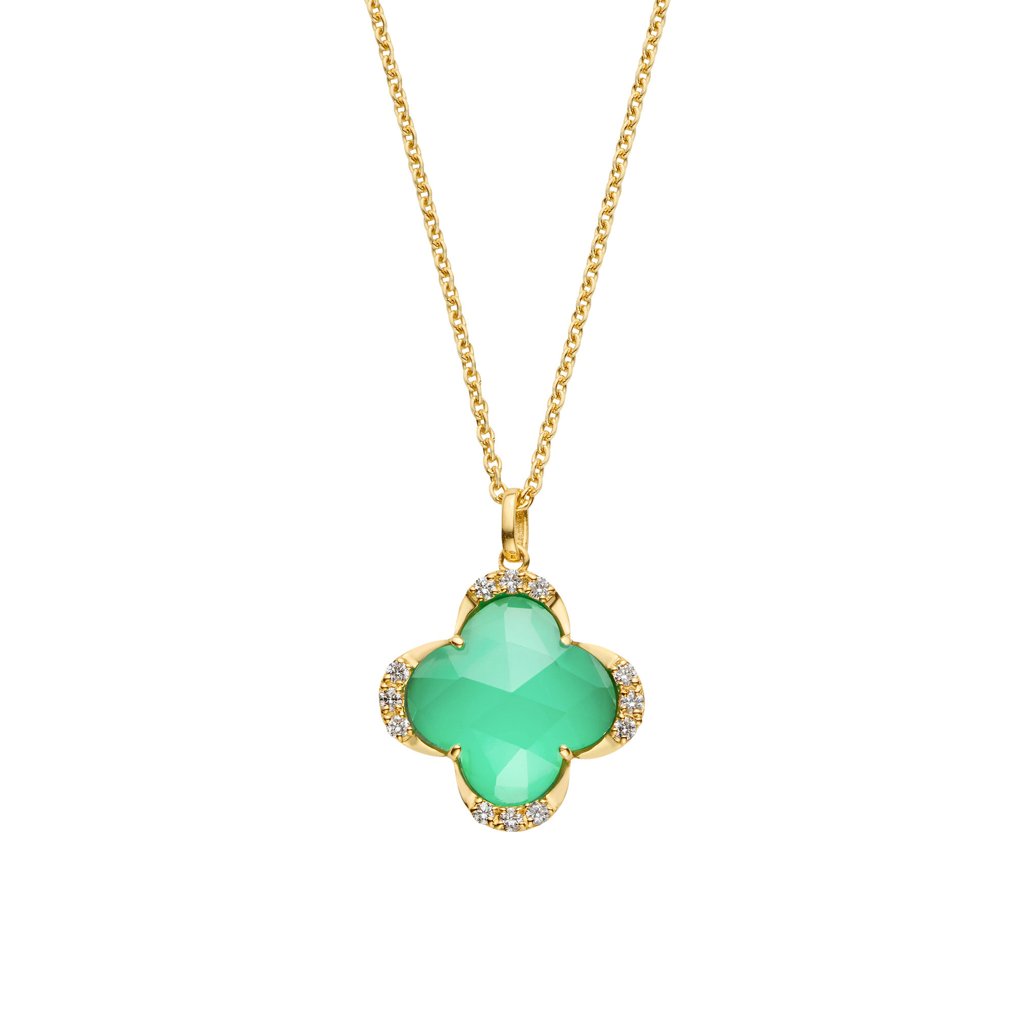 AGVN653250GS グリーンカルセドニー ネックレス｜ネックレス｜ヴァン