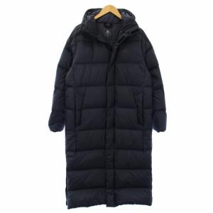 ダウンコート ベンチコート ロング ダブルジップ キルティング ダブル