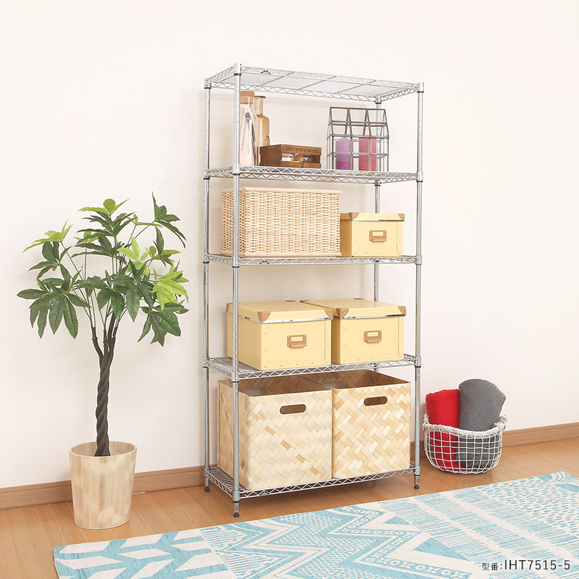 週末限定10%OFF】 [19mm] 幅65 5段 (幅64.5×奥行34.5×高さ151.5cm