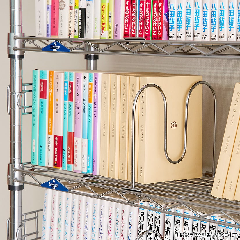 19mm] 幅120 10段 ルミナス壁面収納 本棚 突っ張りラック | ルミナス