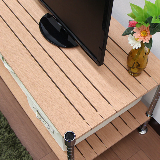 ブラウンのみ廃番※ 【送料無料】[25mm] 幅60 2段 (幅61×奥行46×高さ