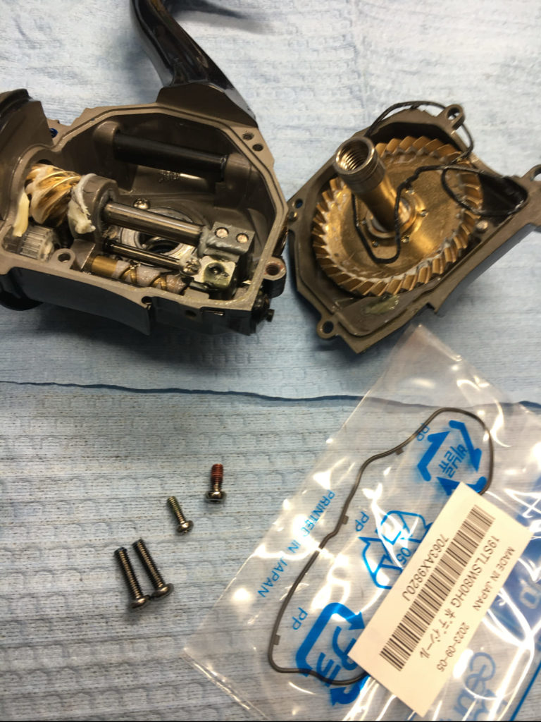 20ステラSW10000PG オーバーホール スプールエッジ傷研磨処理 - 関西