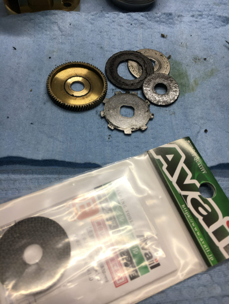 01カルカッタコンクエスト101 オーバーホール ドラグ座金修正 Avail