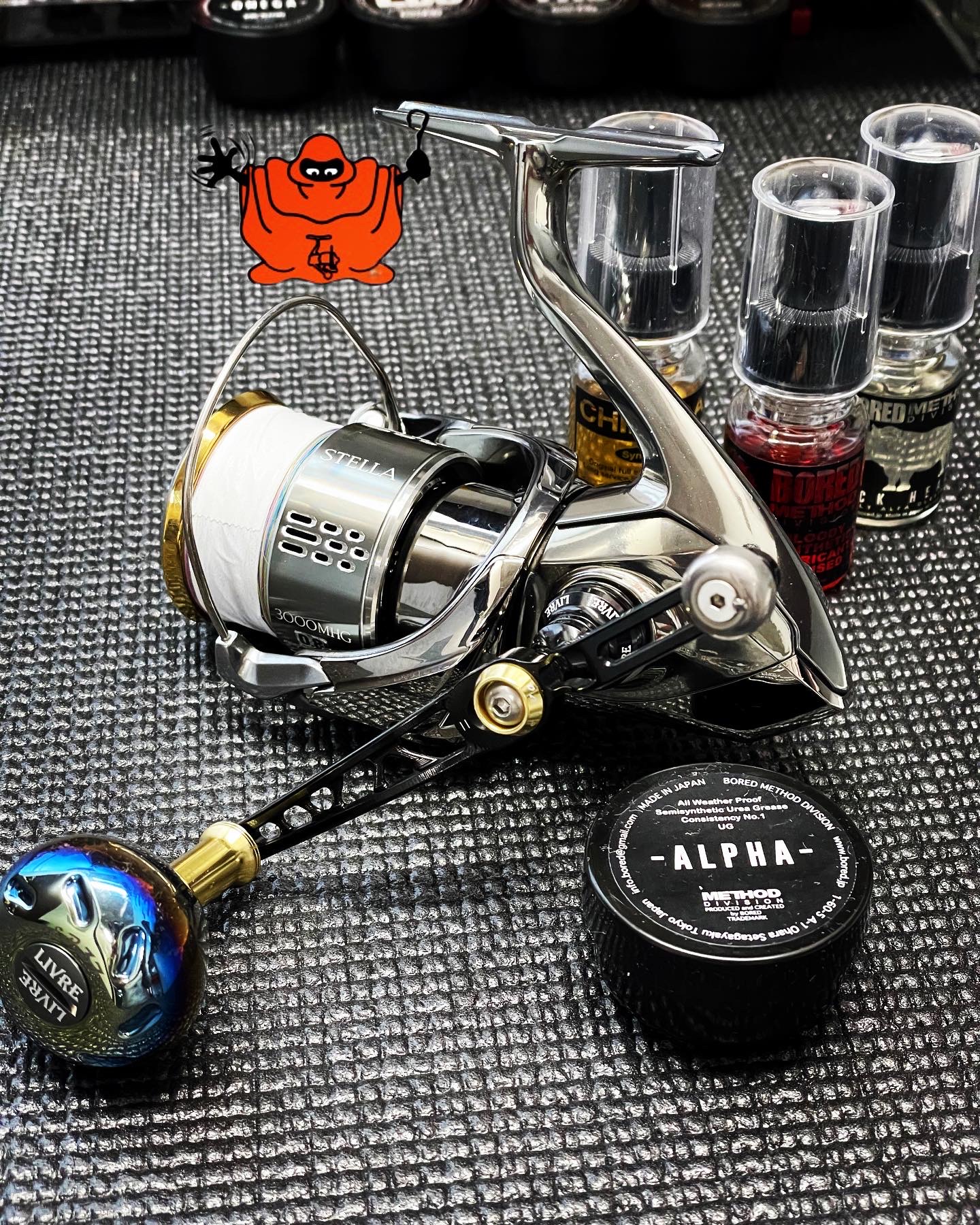 シマノ 18ステラ3000MHG オーバーホール 激しいシュルシュル異音