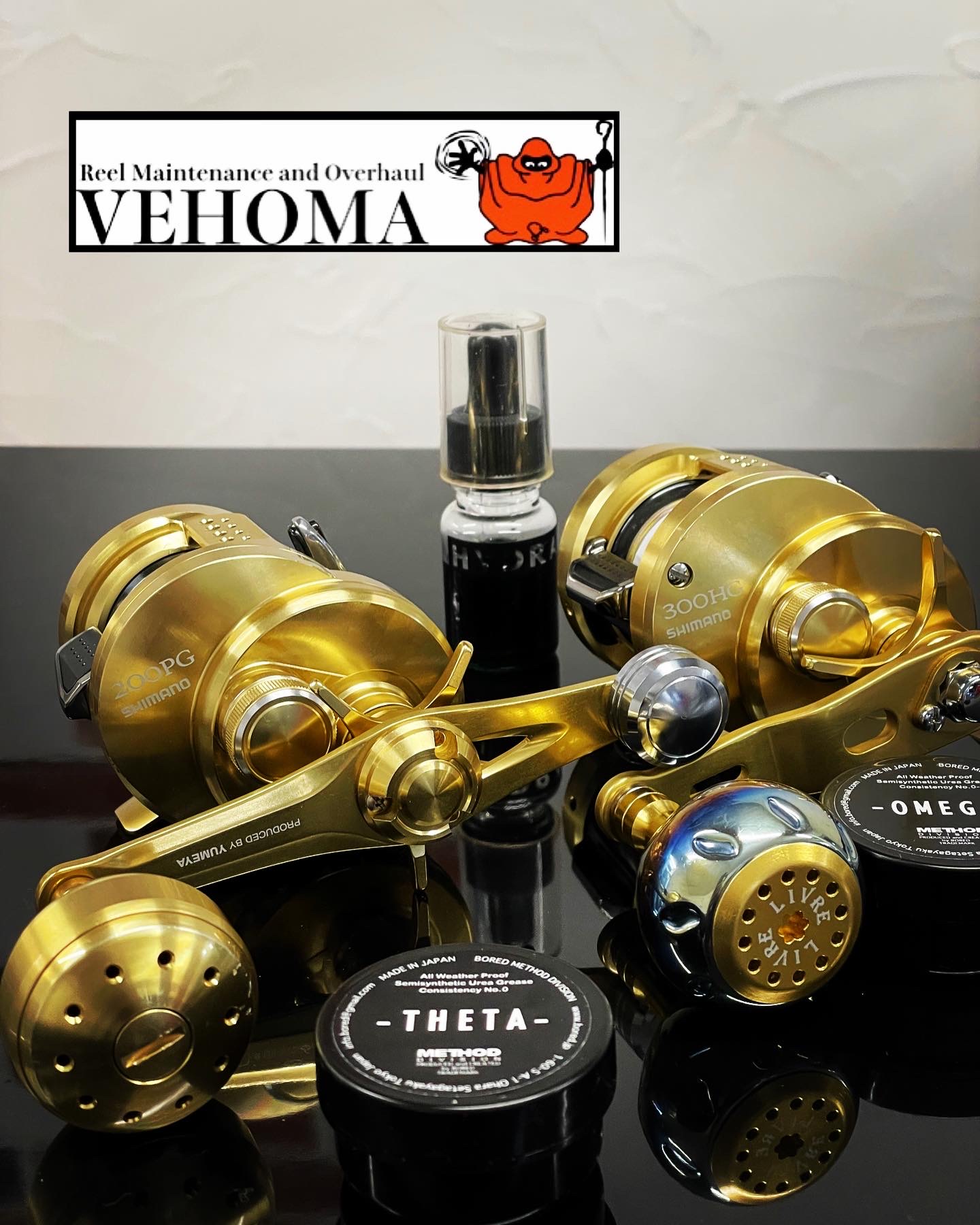 15オシアコンクエスト300HG 200PG オーバーホール 組違い修正 - 関西