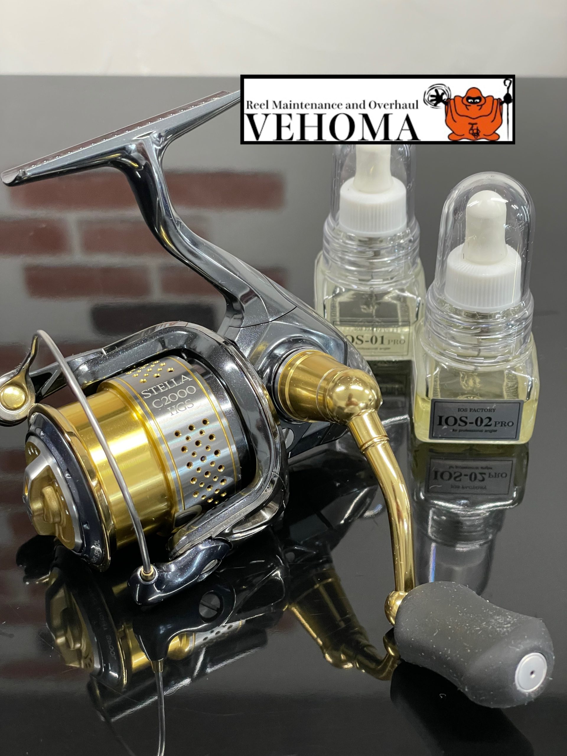 10ステラC2000HGS オーバーホール ギア摩耗 - 関西・兵庫でリールの