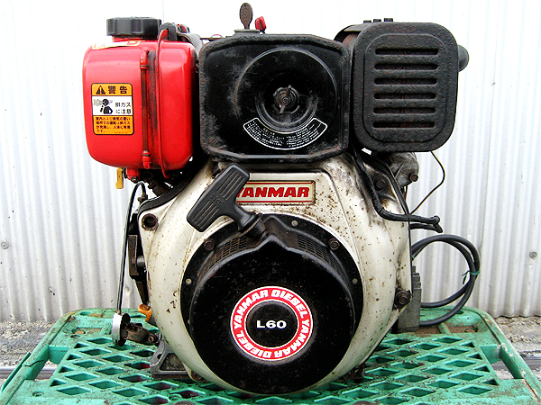 東伯店(琴浦町)】ヤンマー空冷ディーゼルエンジン L60SESを買取させて
