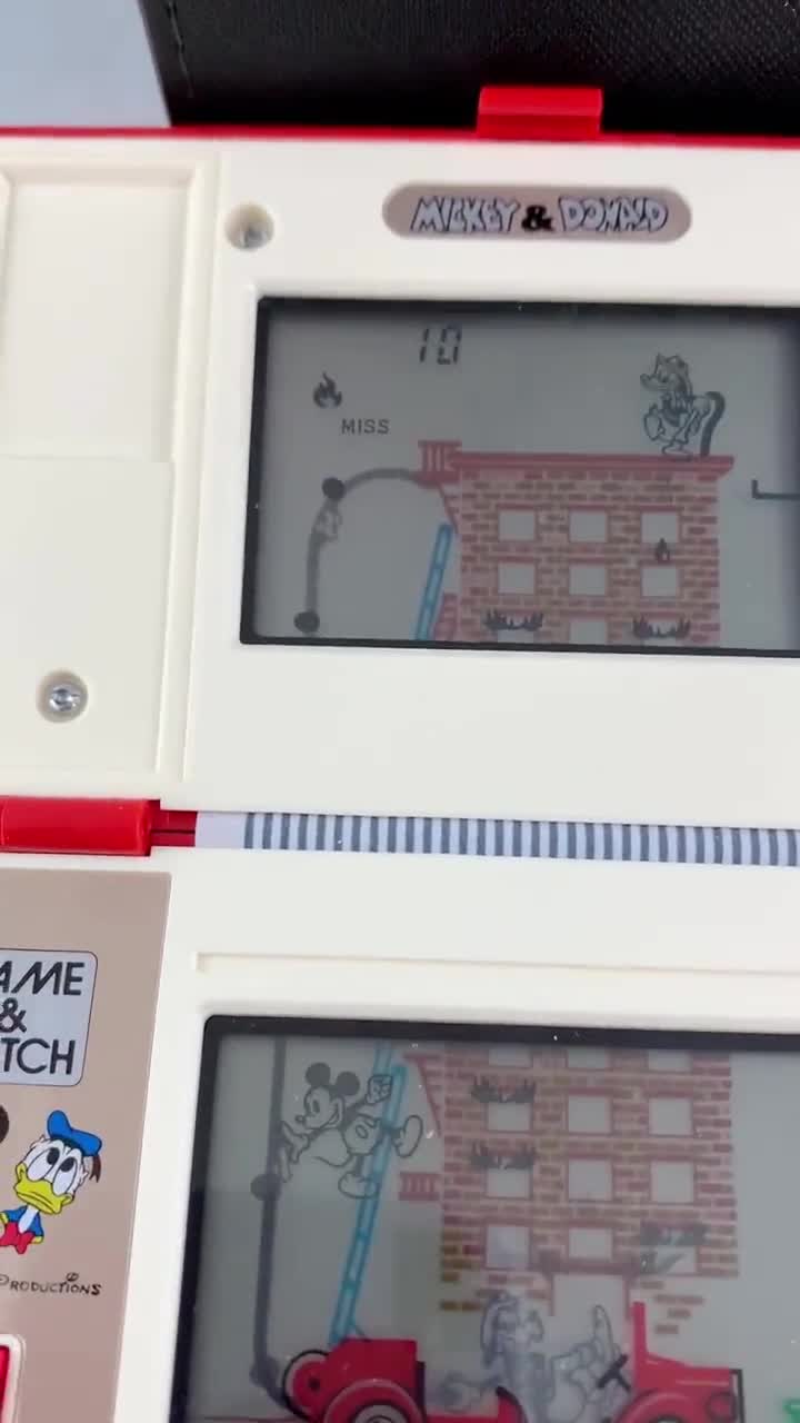 Vintage 1983 Nintendo Game and Watch Mickey & Donald Handheld