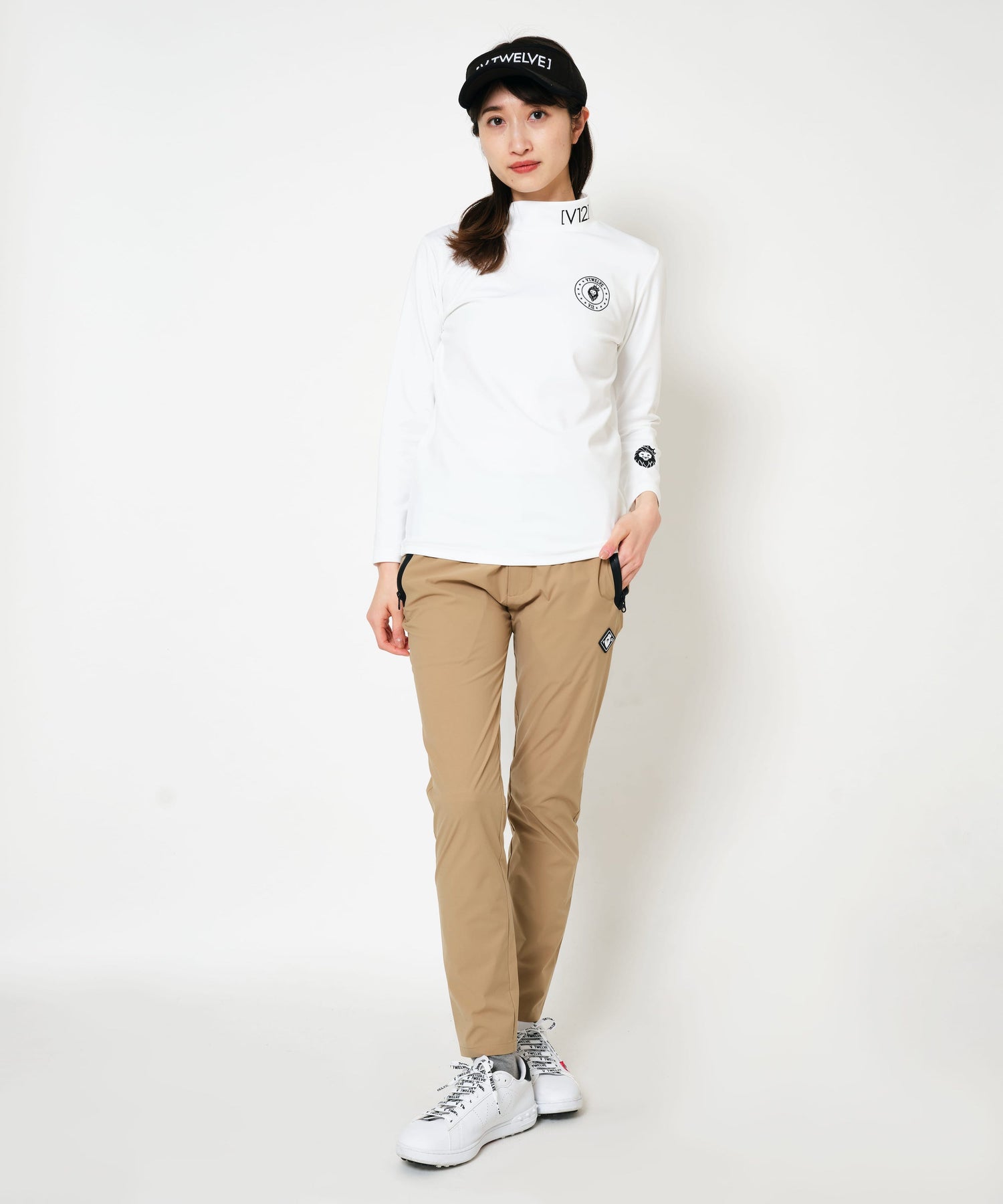 V12] ゴルフ レディース 長袖 モックネック 裏起毛 PSG MOCK | 【公式