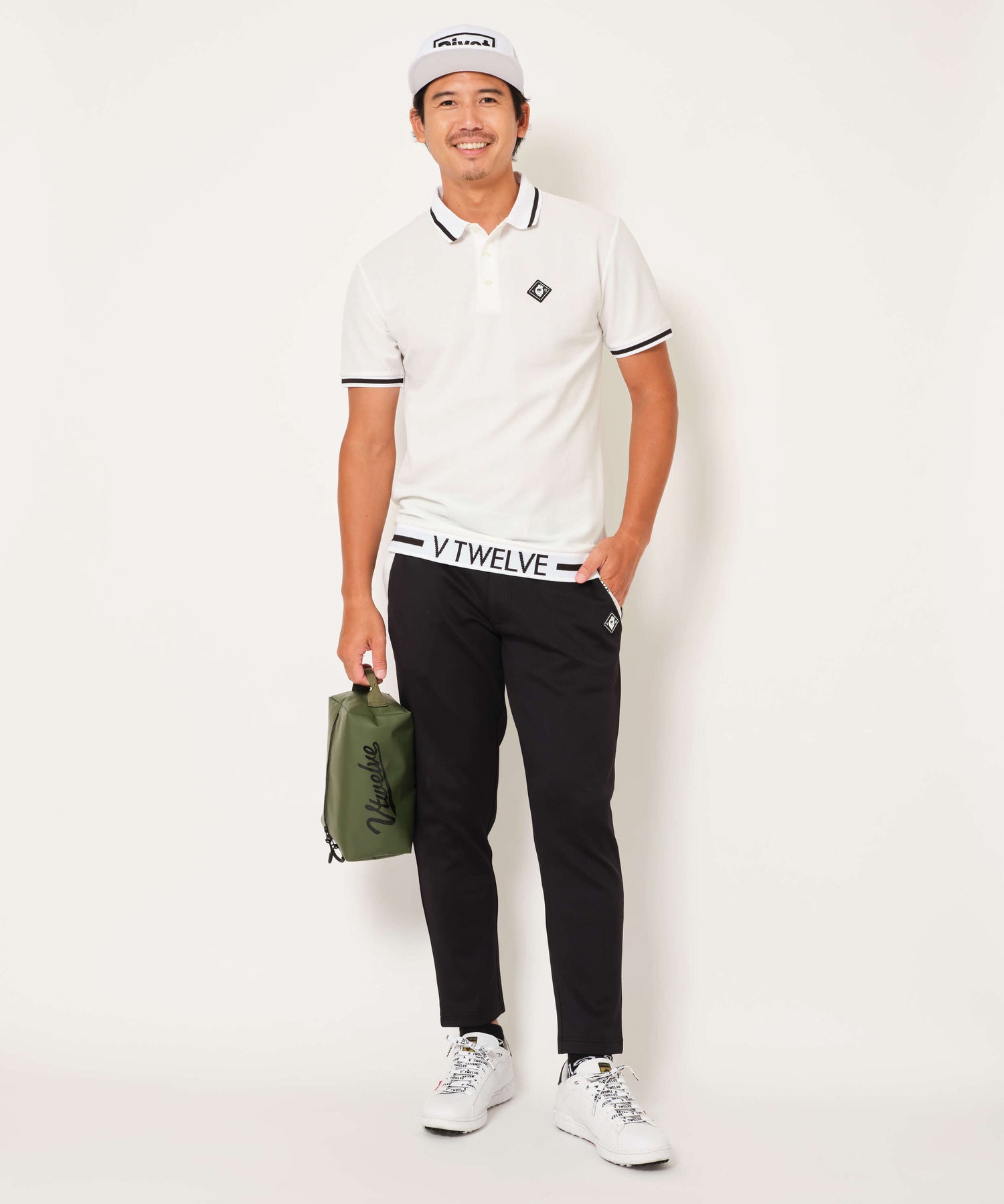 V12 ゴルフメンズ ポロシャツ 吸水速乾 LIB OUT POLO | 【公式通販】