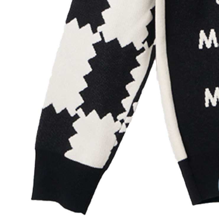 MARK&LONA - M.C.D Chenille Crew Knit | セーター | ブラック