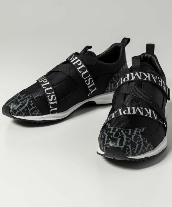 LUXE AKM PLUS - ロゴテープゴルフシューズ | シューズ | ブラック