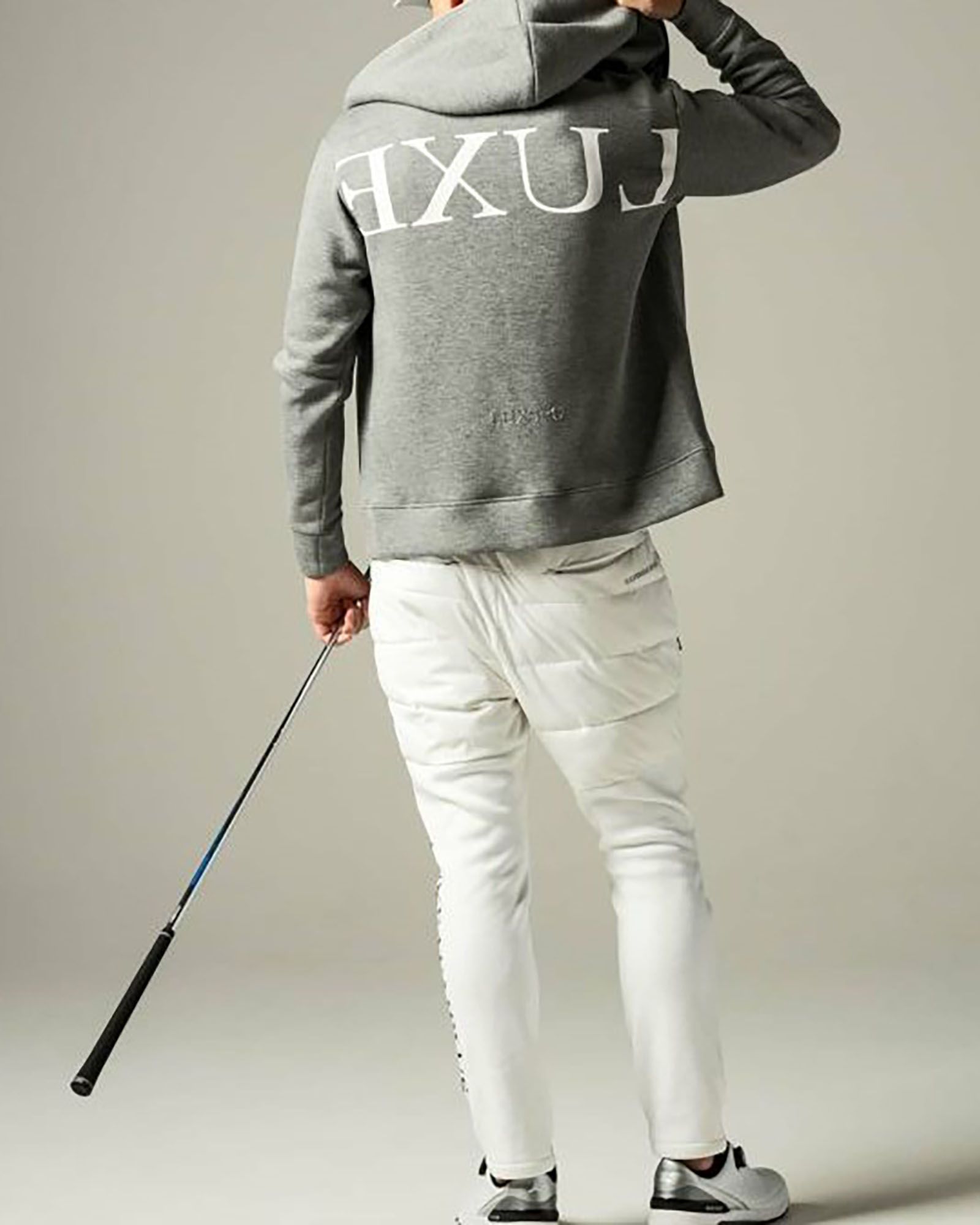 ジーフォアG/FORE ゴルフ ウェア メンズ ニット パーカー フード付き