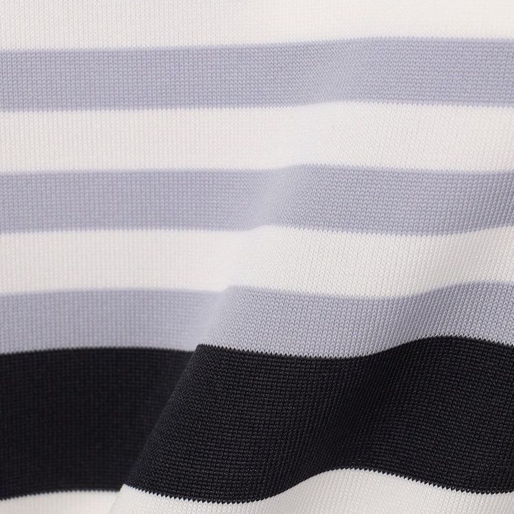BRIEFING GOLF - WOMENS MARINE STRIPE NS HIGH NECK | ノースリーブ