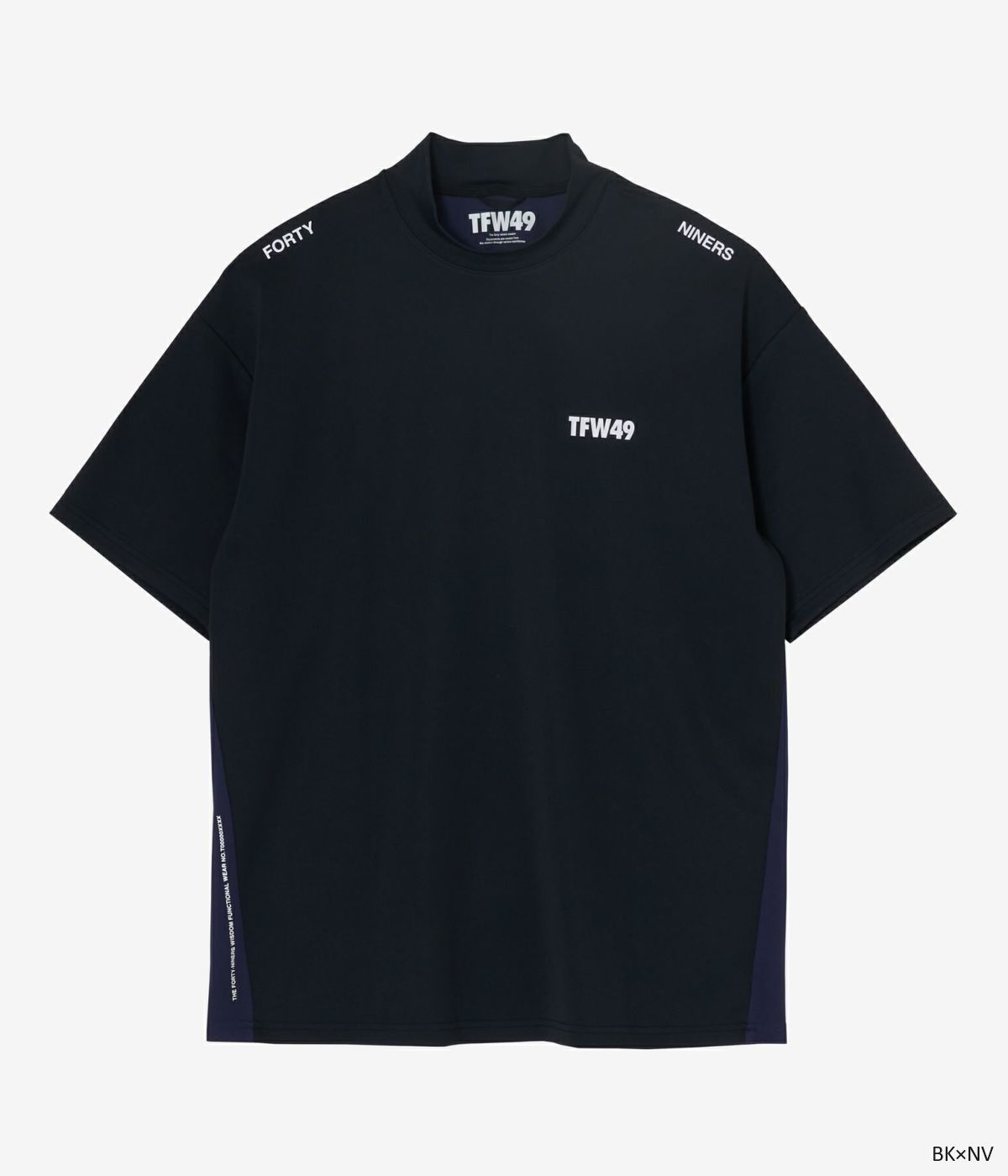 TFW49 - RELAX MOCK NECK T | モックネックシャツ | ブラック×ネイビー