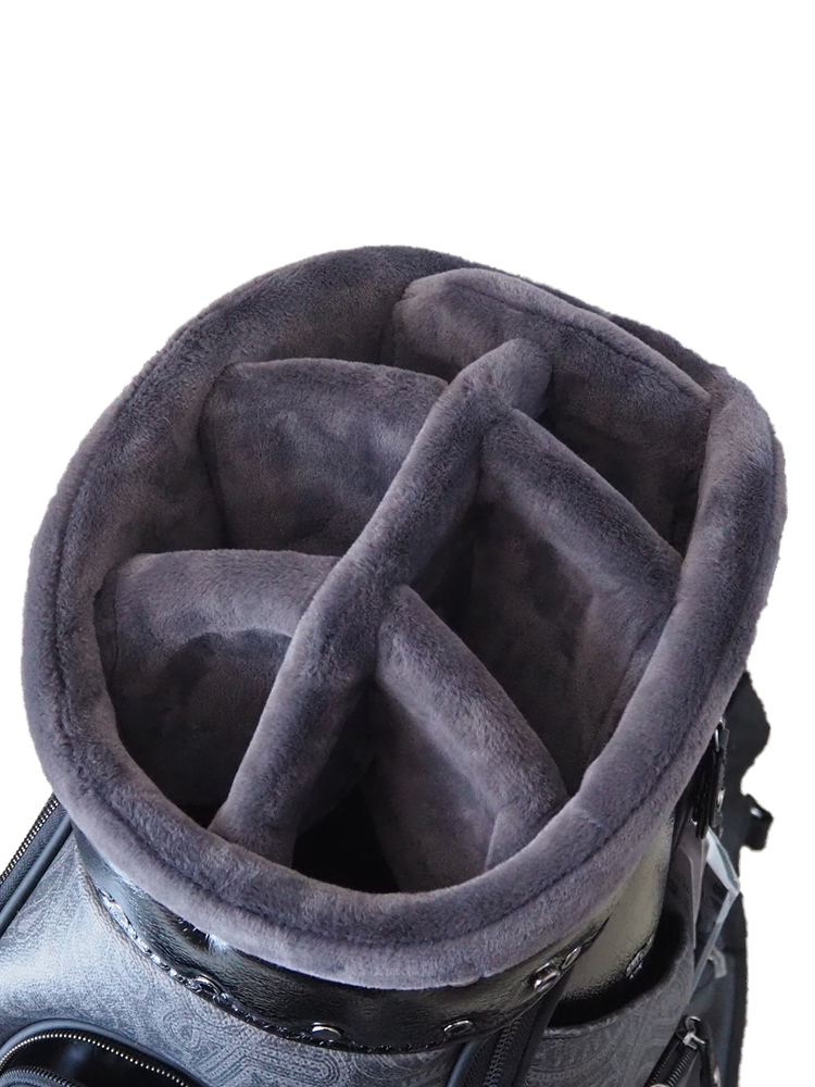 MARK&LONA - Mirage Paisley Caddy Bag | キャディバッグ | ブラック