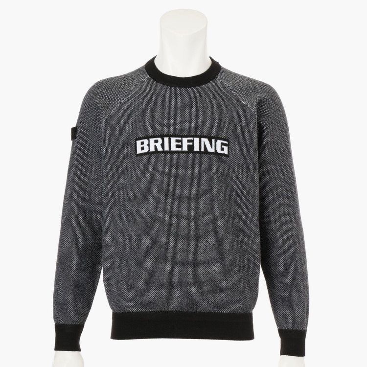 BRIEFING GOLF - MEN'S BIRDS EYE LOGO CREWNECK KNIT | ニット