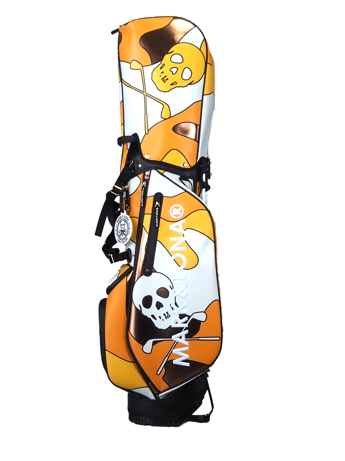 MARK&LONA - MILO Stand Golf Bag | キャディバッグ | オレンジ | ユニ
