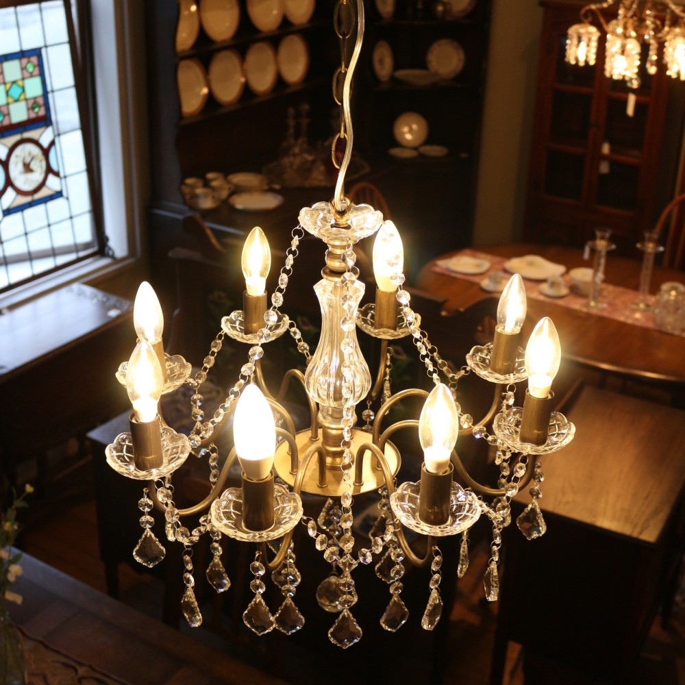 ときめく輝き♪ シャンデリア 8灯 OR1-OS-001-8AT – アンティーク家具