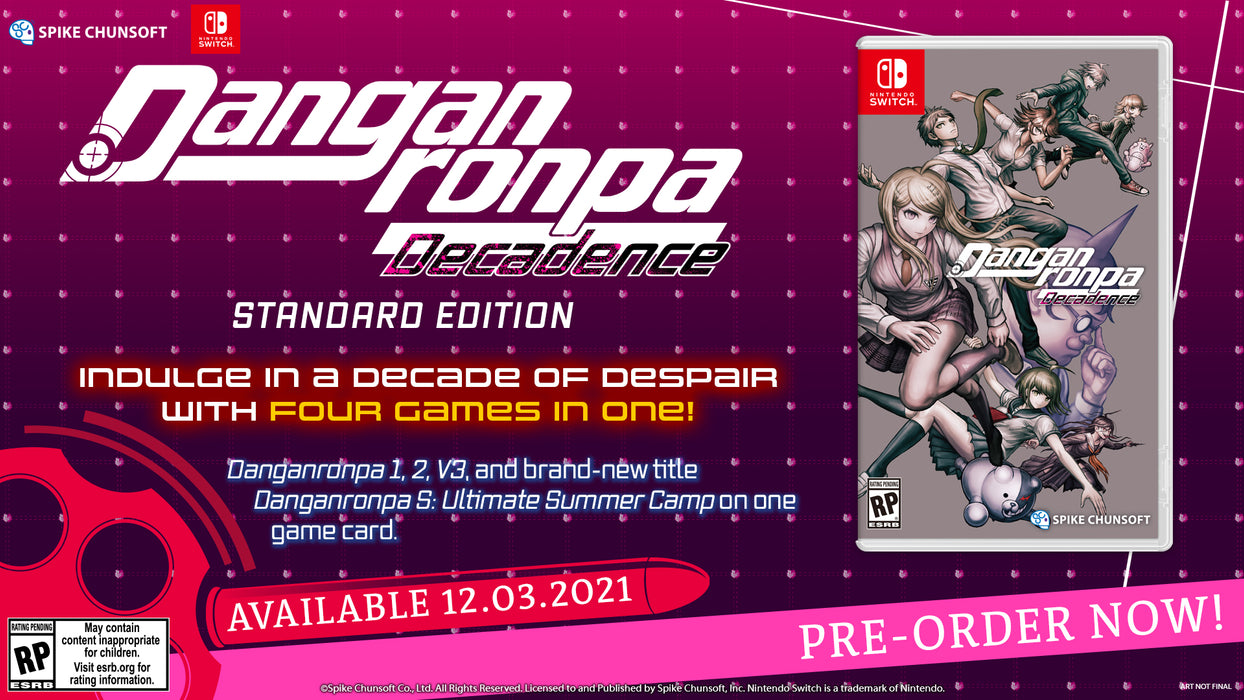 Danganronpa Decadence [Standard Edition] - Nintendo Switch