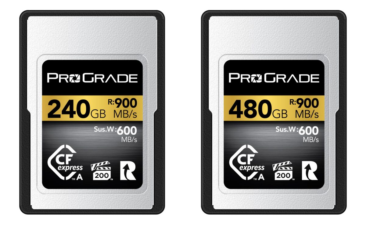 プログレードデジタル、CFexpress 2.0 Type AカードのGOLDシリーズ